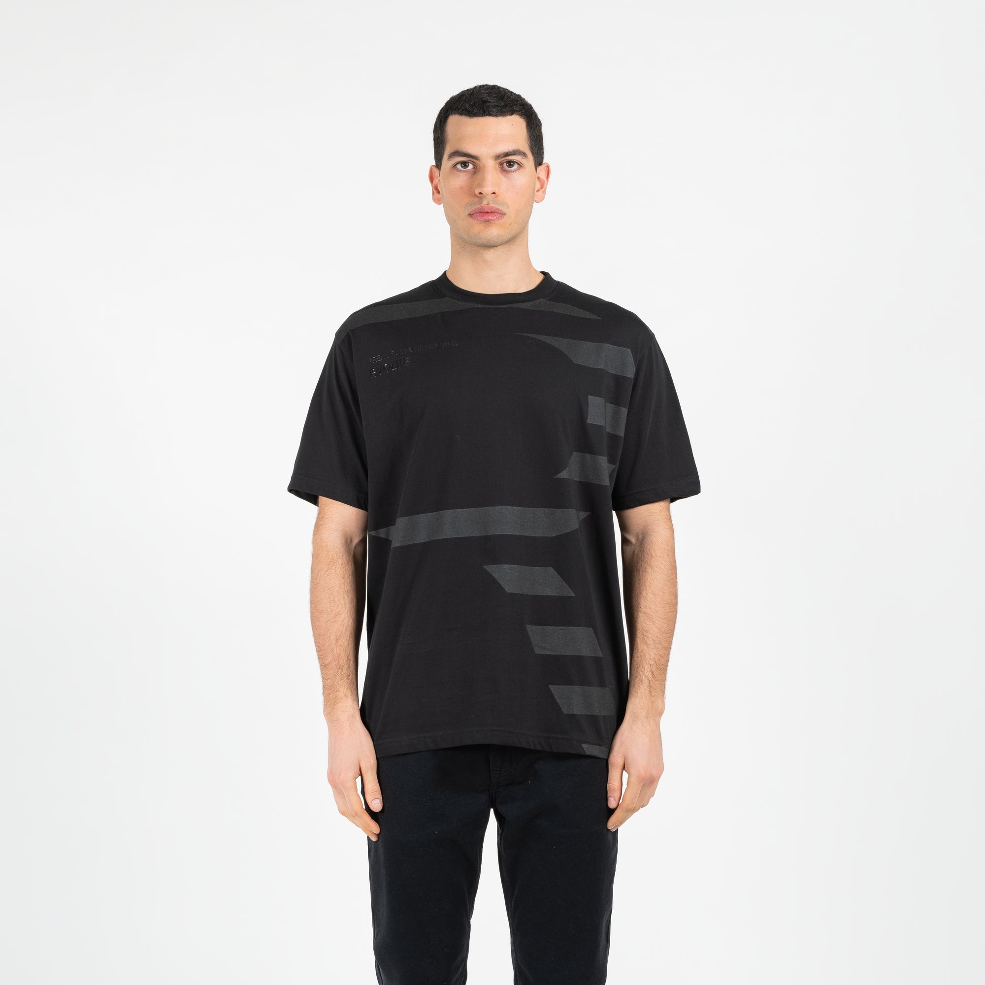 T-shirt jersey cotone organico oversize con stampa
