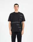 T-shirt jersey cotone organico oversize con stampa