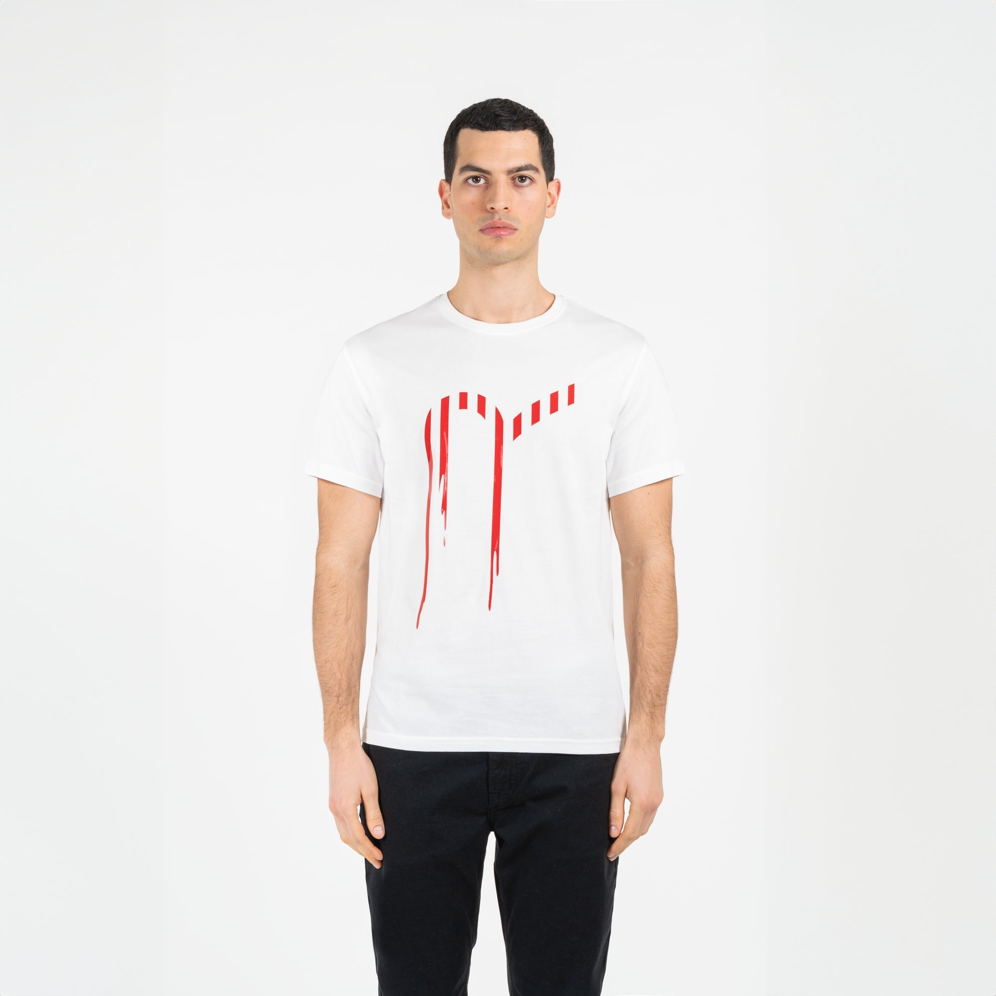 T-shirt jersey cotone organico narrow con stampa