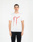 T-shirt jersey cotone organico narrow con stampa