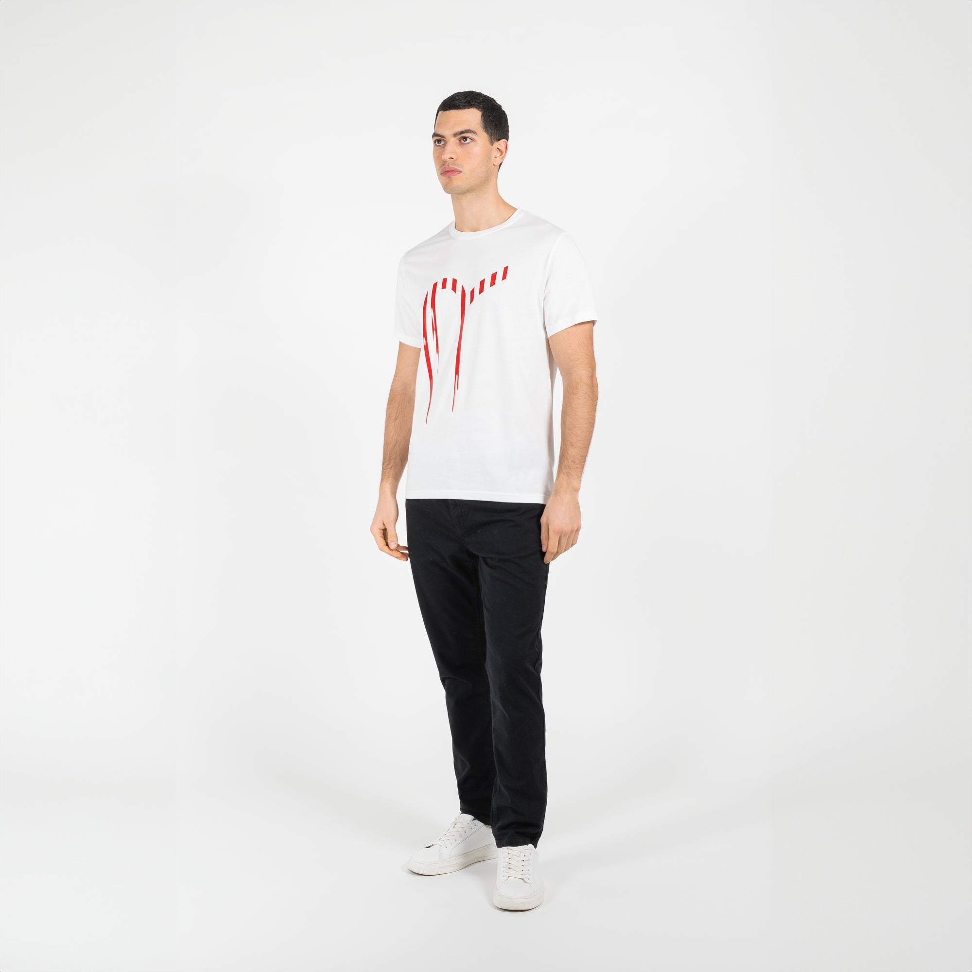 T-shirt jersey cotone organico narrow con stampa