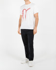 T-shirt jersey cotone organico narrow con stampa