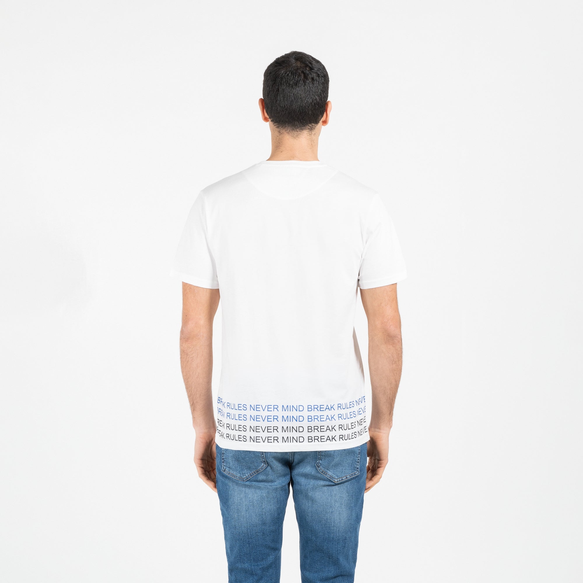T-shirt jersey cotone organico narrow con stampa normal
