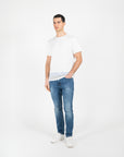 T-shirt jersey cotone organico narrow con stampa normal
