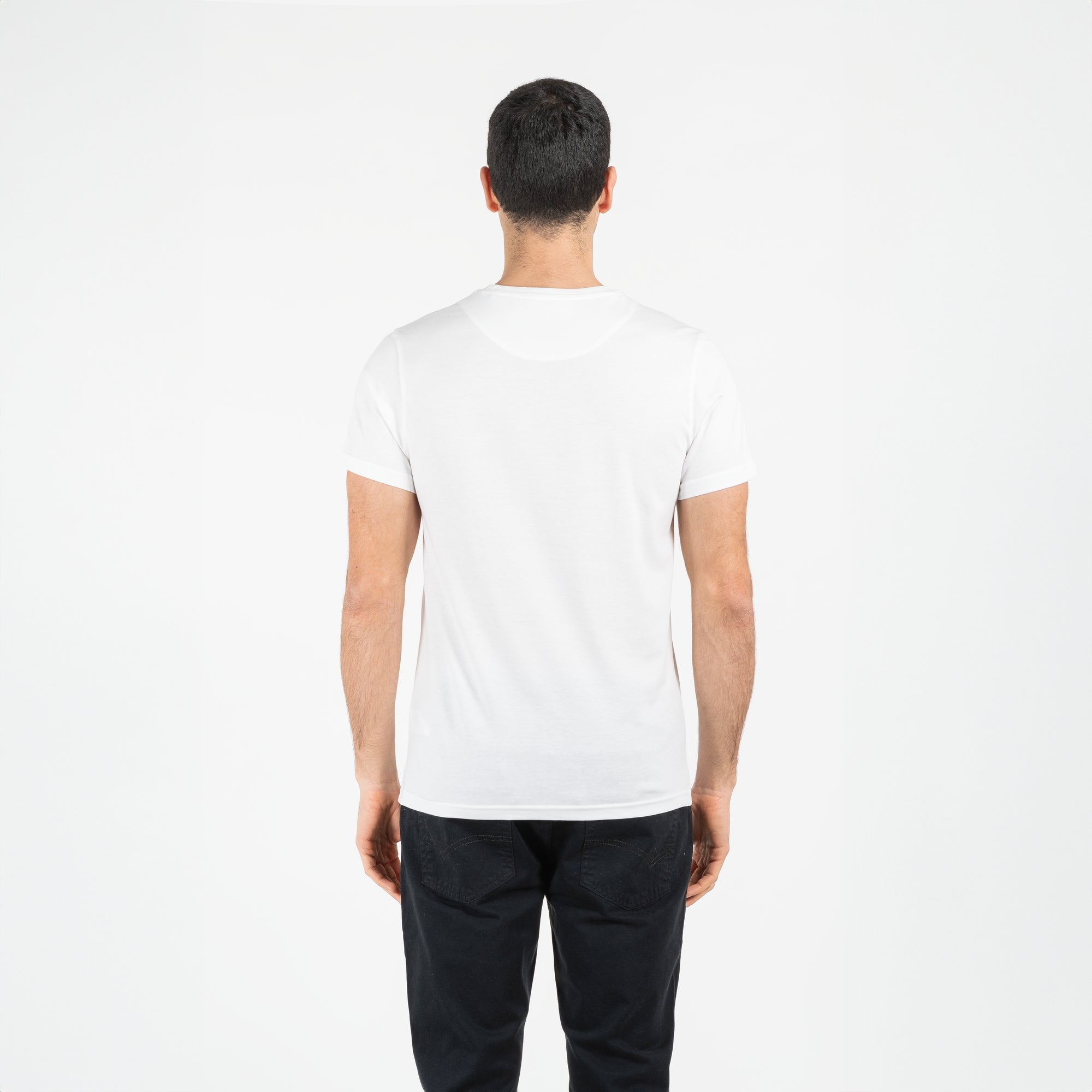T-shirt jersey cotone organico narrow con stampa davanti