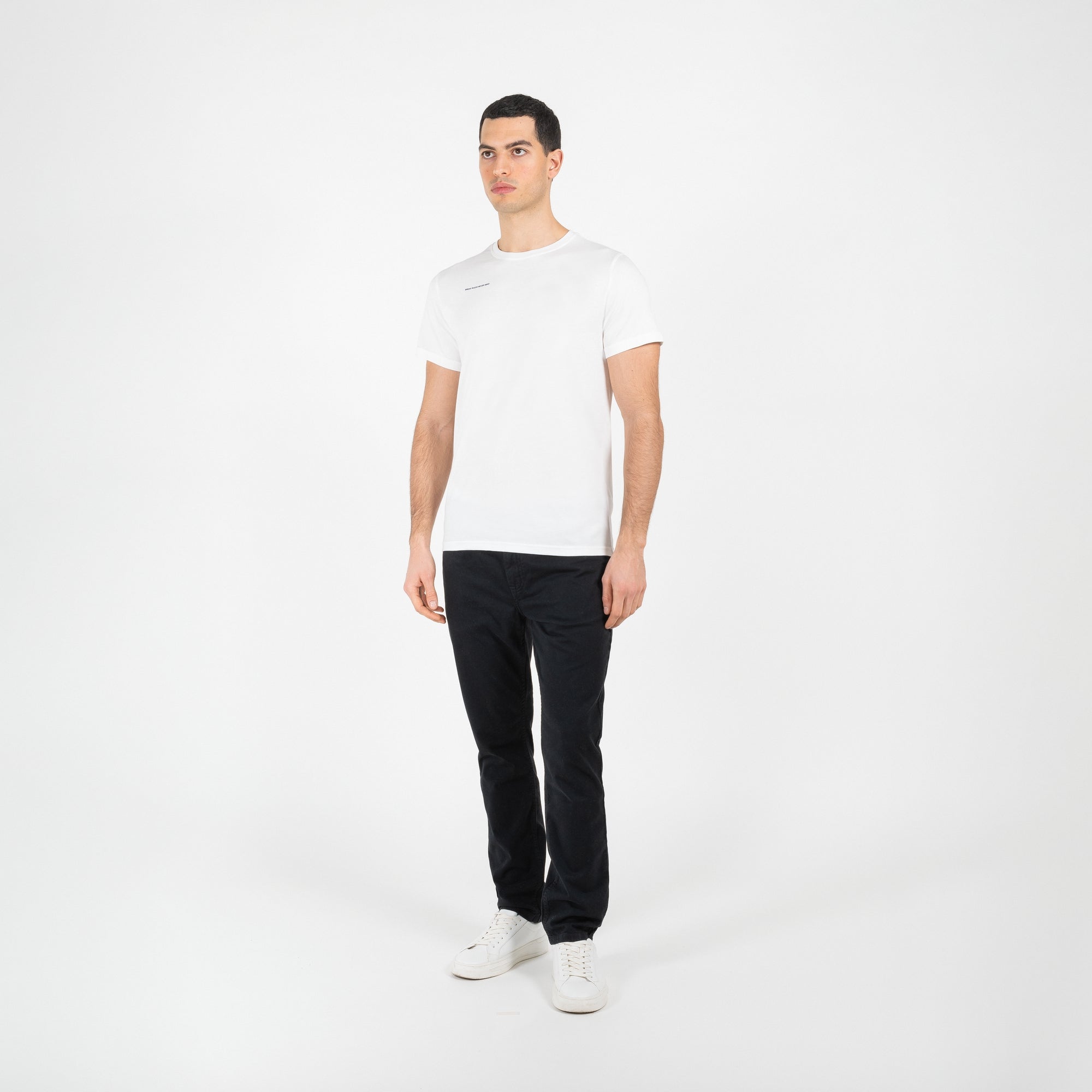 T-shirt jersey cotone organico narrow con stampa davanti