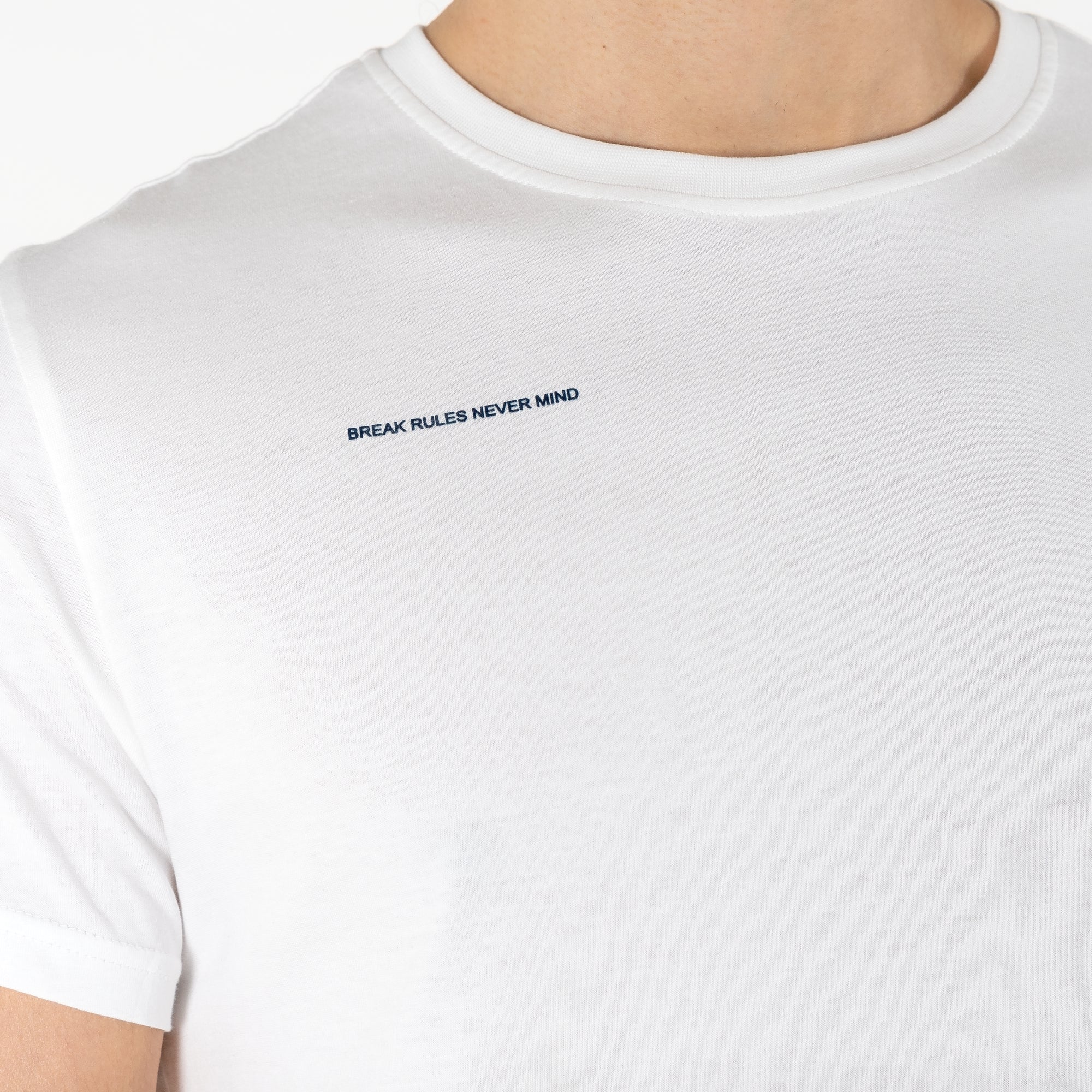 T-shirt jersey cotone organico narrow con stampa davanti