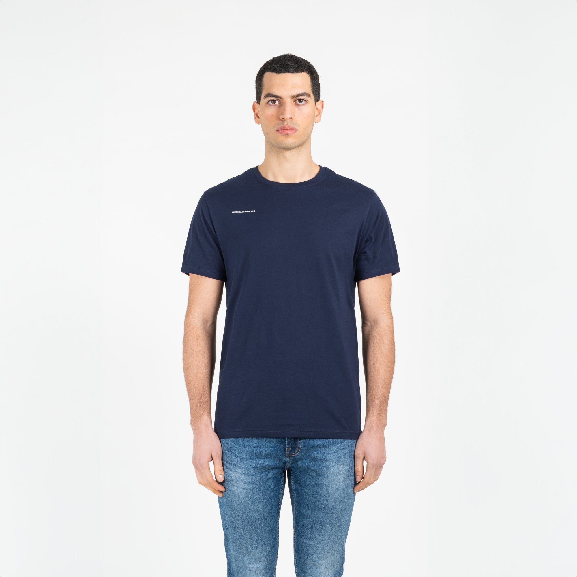 T-shirt jersey cotone organico narrow con stampa davanti