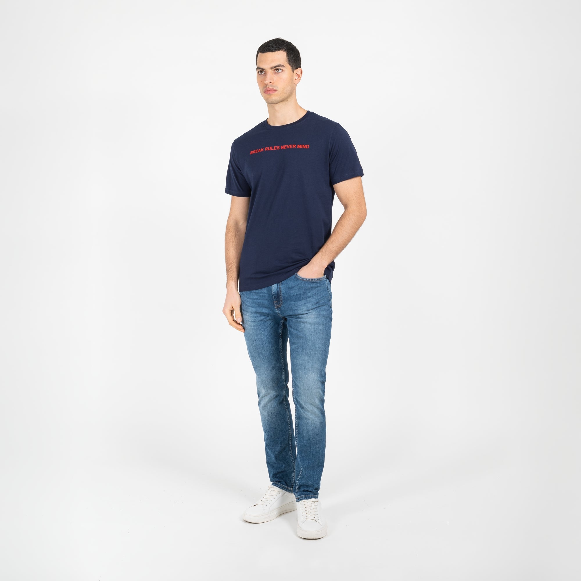 T-shirt jersey cotone organico narrow con stampa