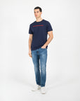 T-shirt jersey cotone organico narrow con stampa