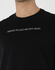 T-shirt jersey cotone organico narrow con stampa metallica