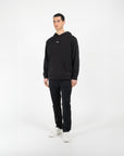 Felpa con cappuccio e tasca davanti oversize