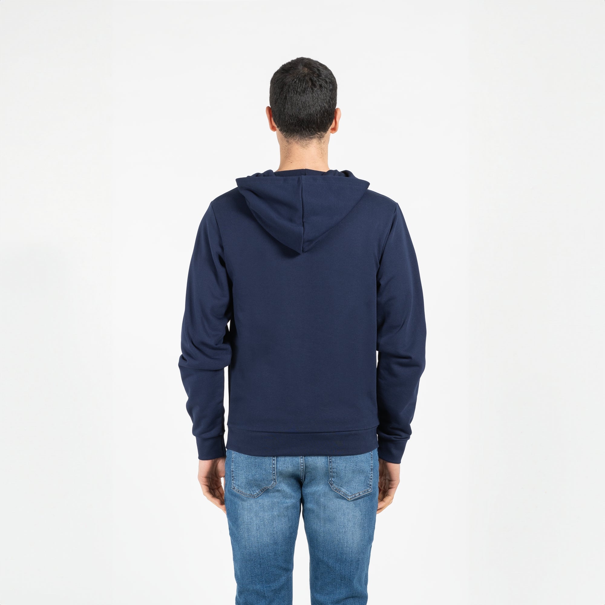Felpa con cappuccio e stampa davanti narrow