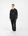 Felpa full zipper con cappuccio narrow
