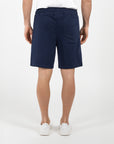 Bermuda joggers french terry in cotone organico con tasche narrow fit