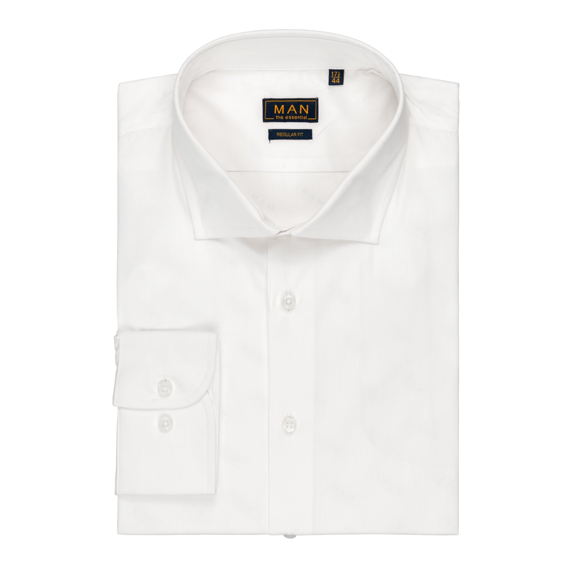 Camicia popeline collo francese regular fit