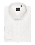Camicia twill collo francese regular fit