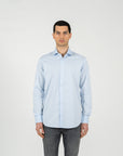 Camicia twill collo francese
