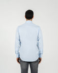Camicia in twill di cotone regular fit