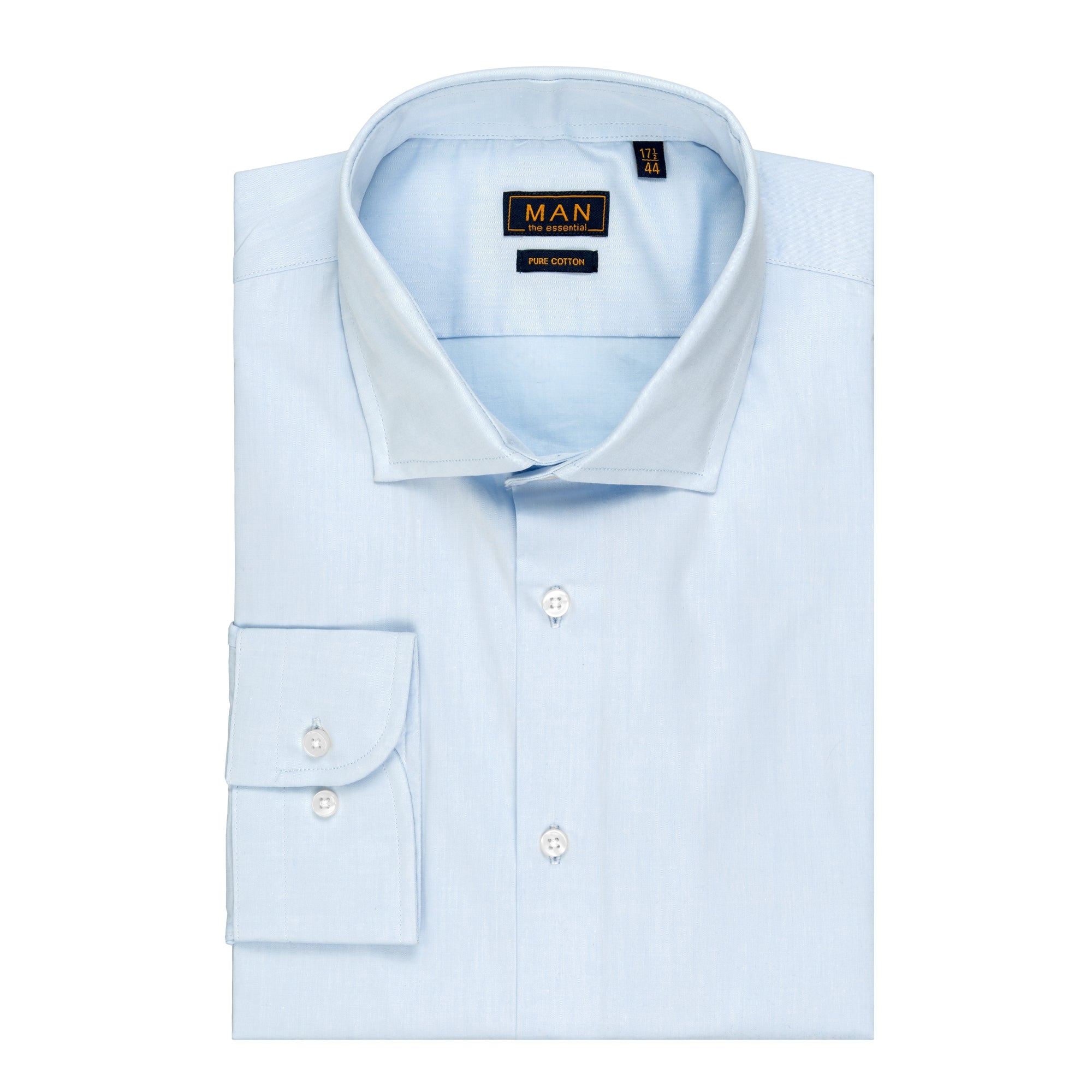 Camicia in twill di cotone regular fit
