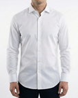 Camicia collo francese slim fit