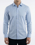 Camicia collo francese slim fit
