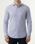 Camicia collo francese slim fit