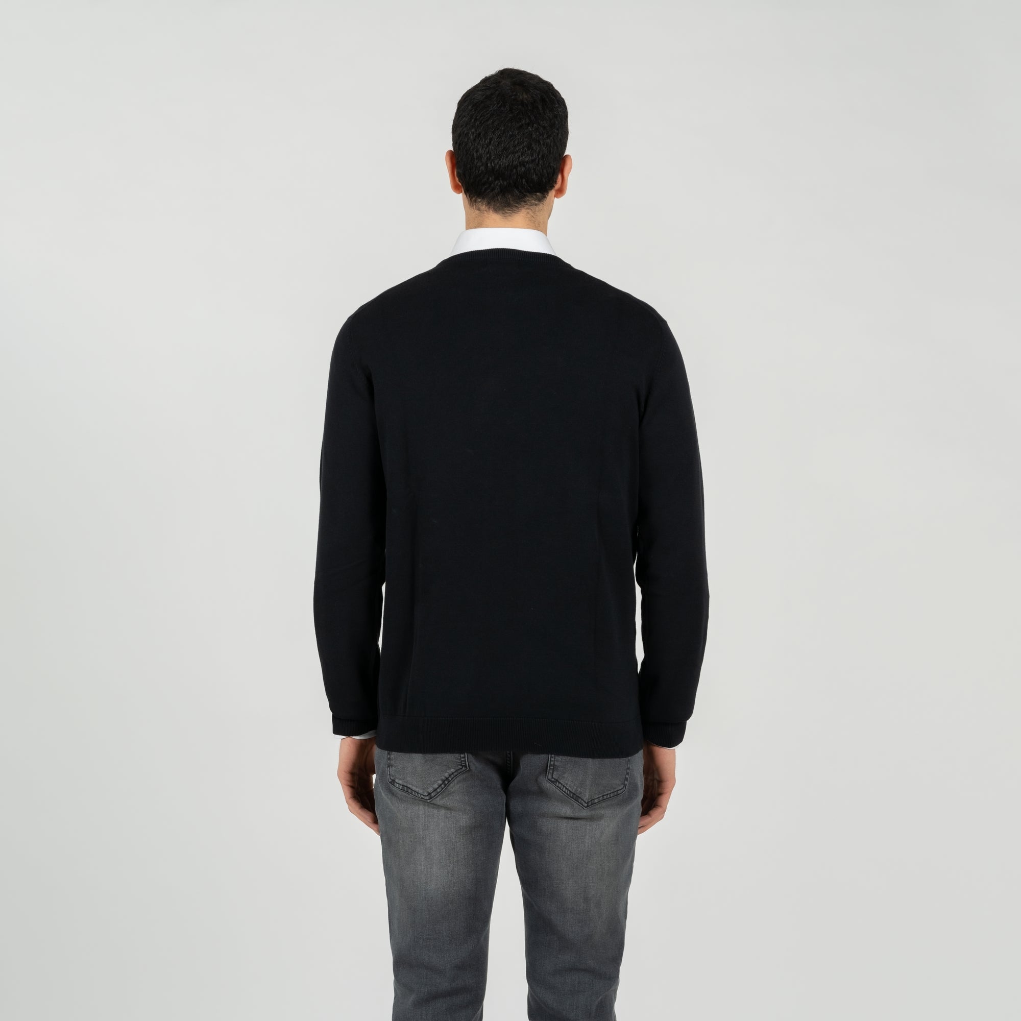 Maglia girocollo in cotone