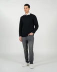 Maglia girocollo in cotone