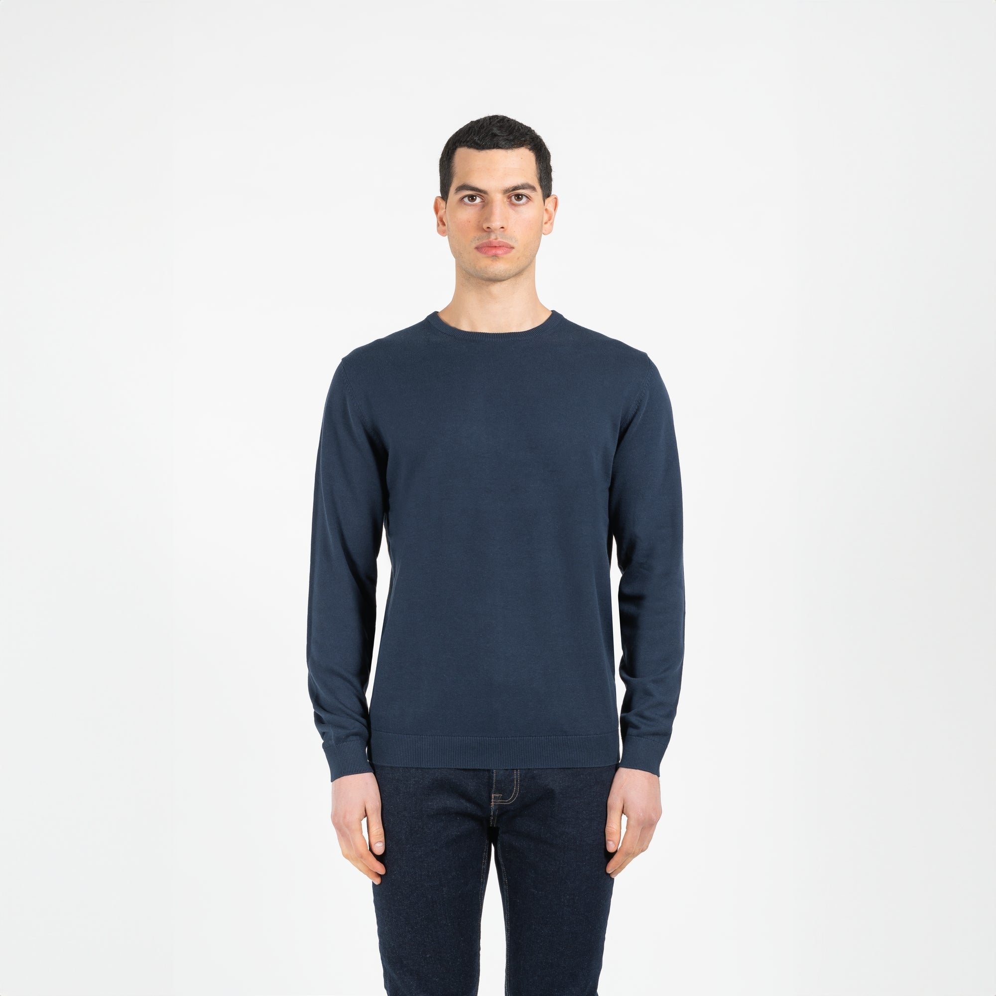 Maglia girocollo in cotone
