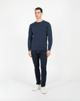 Maglia girocollo in cotone