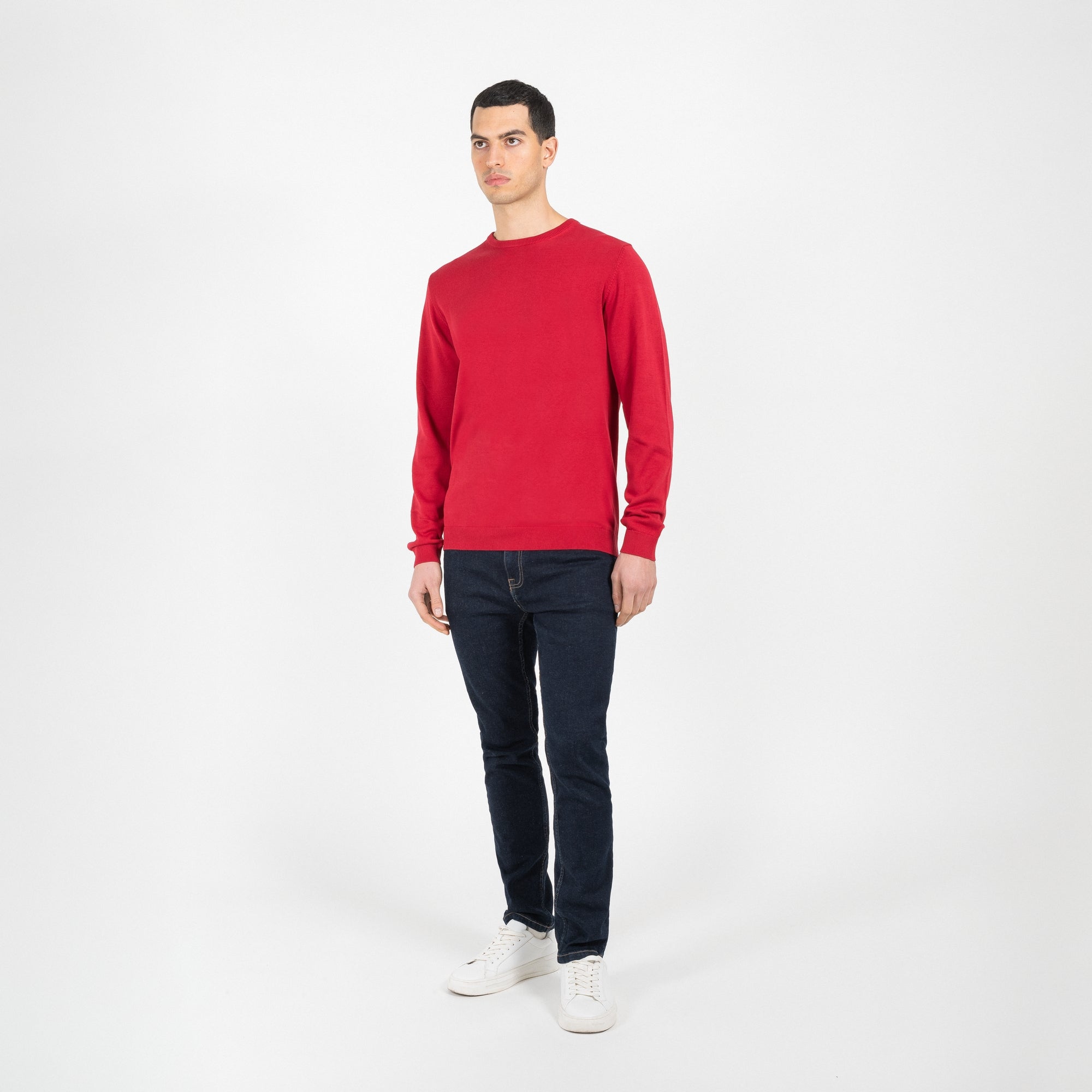 Maglia girocollo in cotone