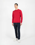 Maglia girocollo in cotone