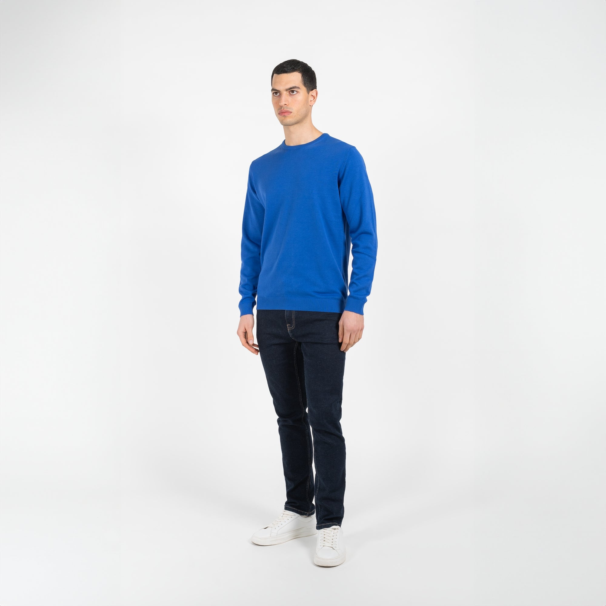 Maglia girocollo in cotone