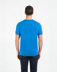 Maglia girocollo mezza manica in cotone