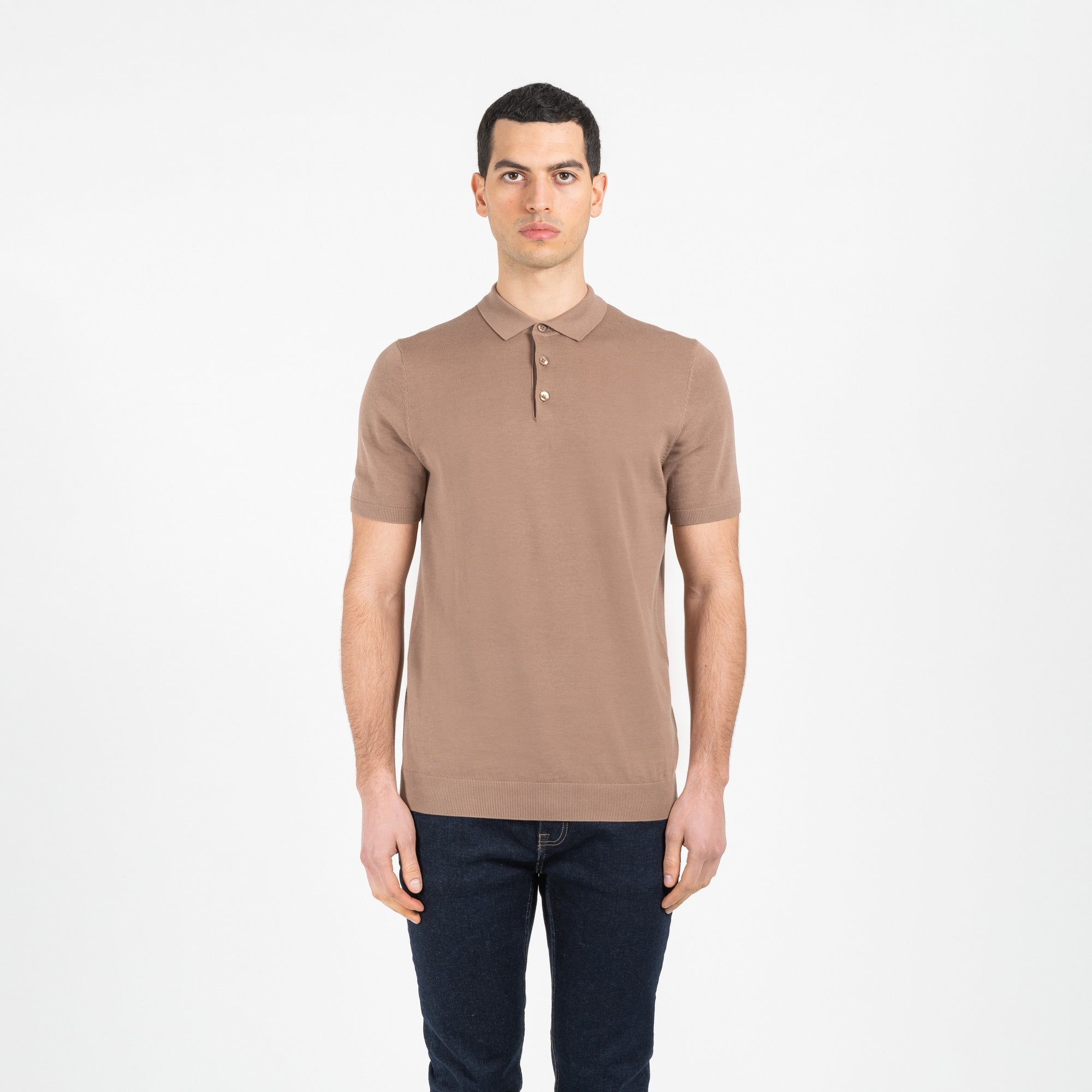Polo in maglia mezza manica finezza 12