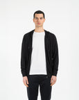 Maglia full zipper con cappuccio finezza 12