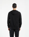 Maglia full zipper con cappuccio finezza 12