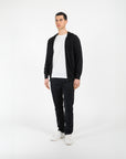 Maglia full zipper con cappuccio finezza 12
