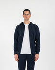 Maglia full zipper con cappuccio finezza 12