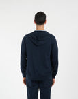Maglia full zipper con cappuccio finezza 12