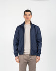 Giubbino nylon polo con patch gommato