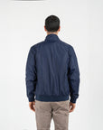 Giubbino nylon polo con patch gommato