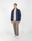 Giubbino nylon polo con patch gommato