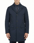 Giacca lunga nylon con gilet