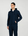 Felpa full zipper con cappuccio