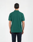 Polo piquet di cotone bio washed