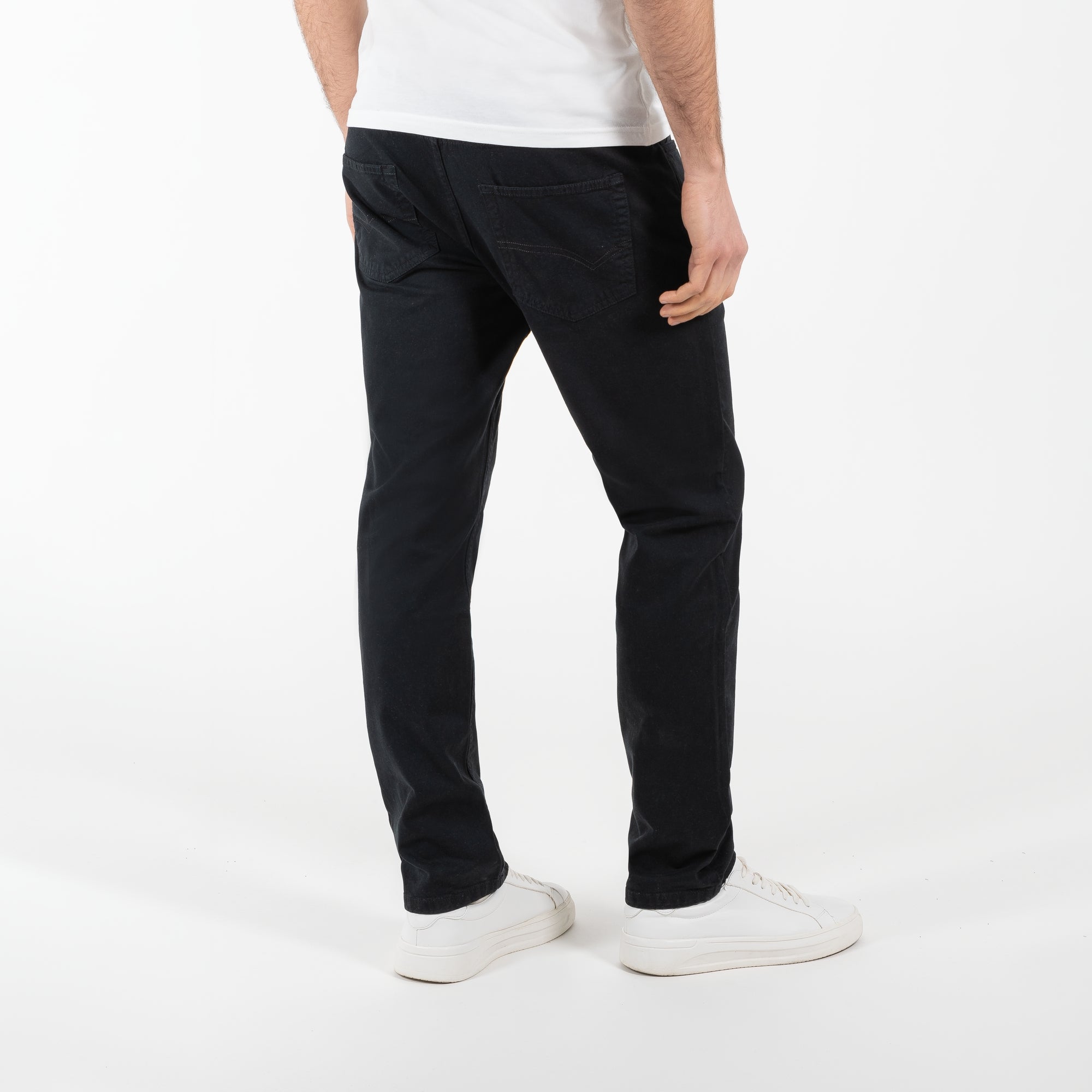Pantalone 5 tasche in gabardine