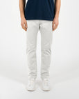 Pantalone con pence tasca america in cotone satin