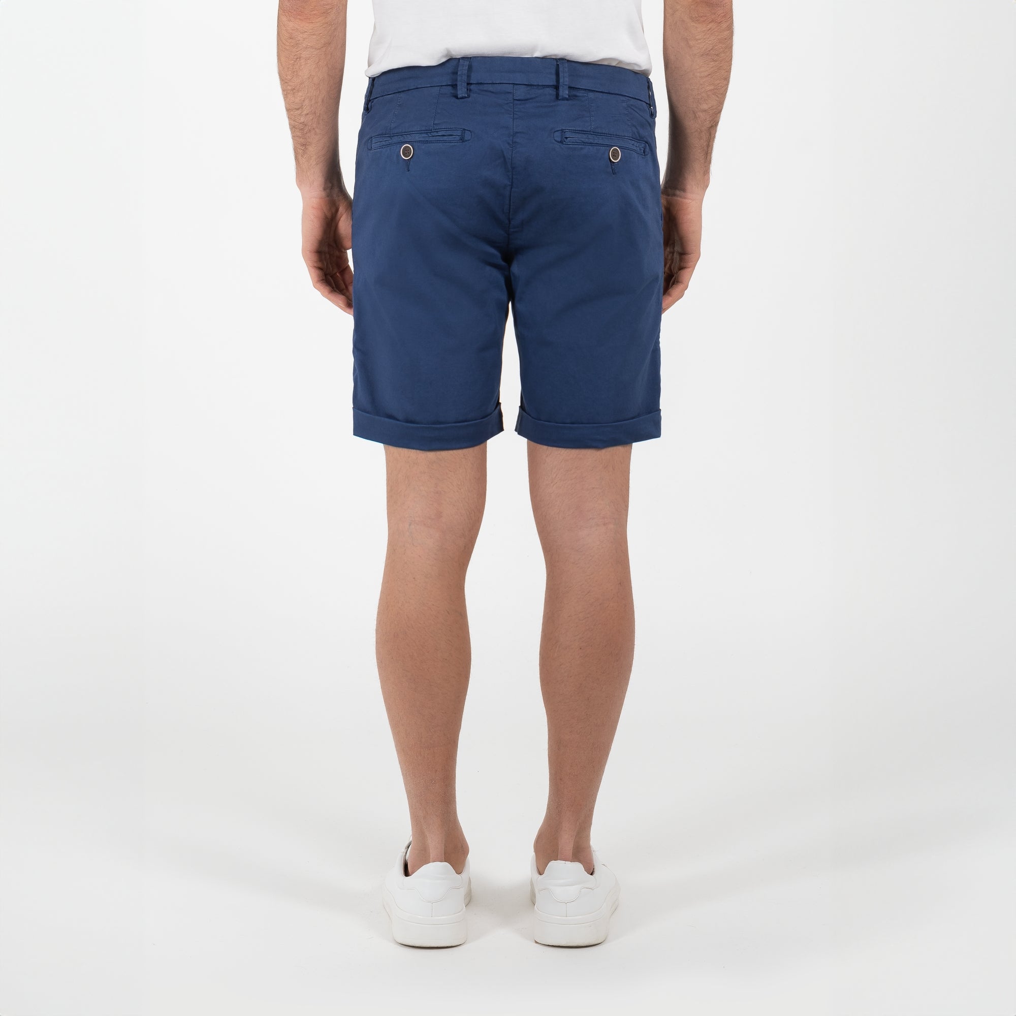 Bermuda tasca america in cotone satin